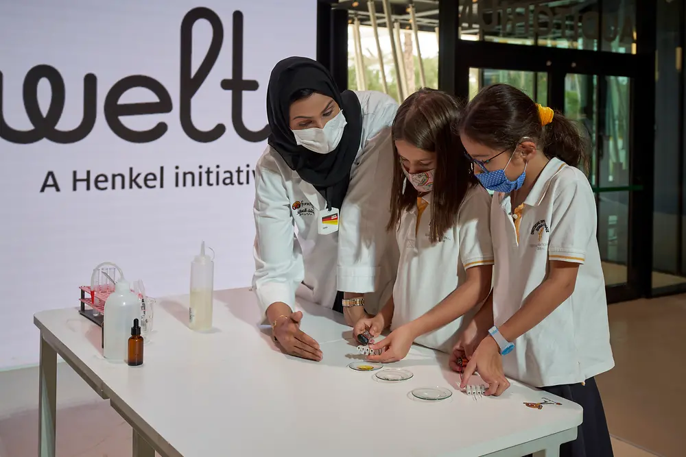 Henkel’s Forscherwelt Science Lab for children now open at the German Pavilion at Expo 2020 Dubai