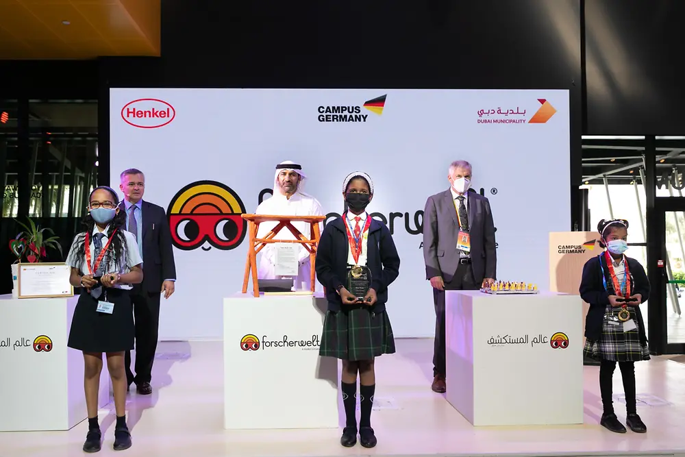 Henkel Forscherwelt School Competition Award Ceremony at German Pavilion’s Auditorium at Expo 2020 Dubai