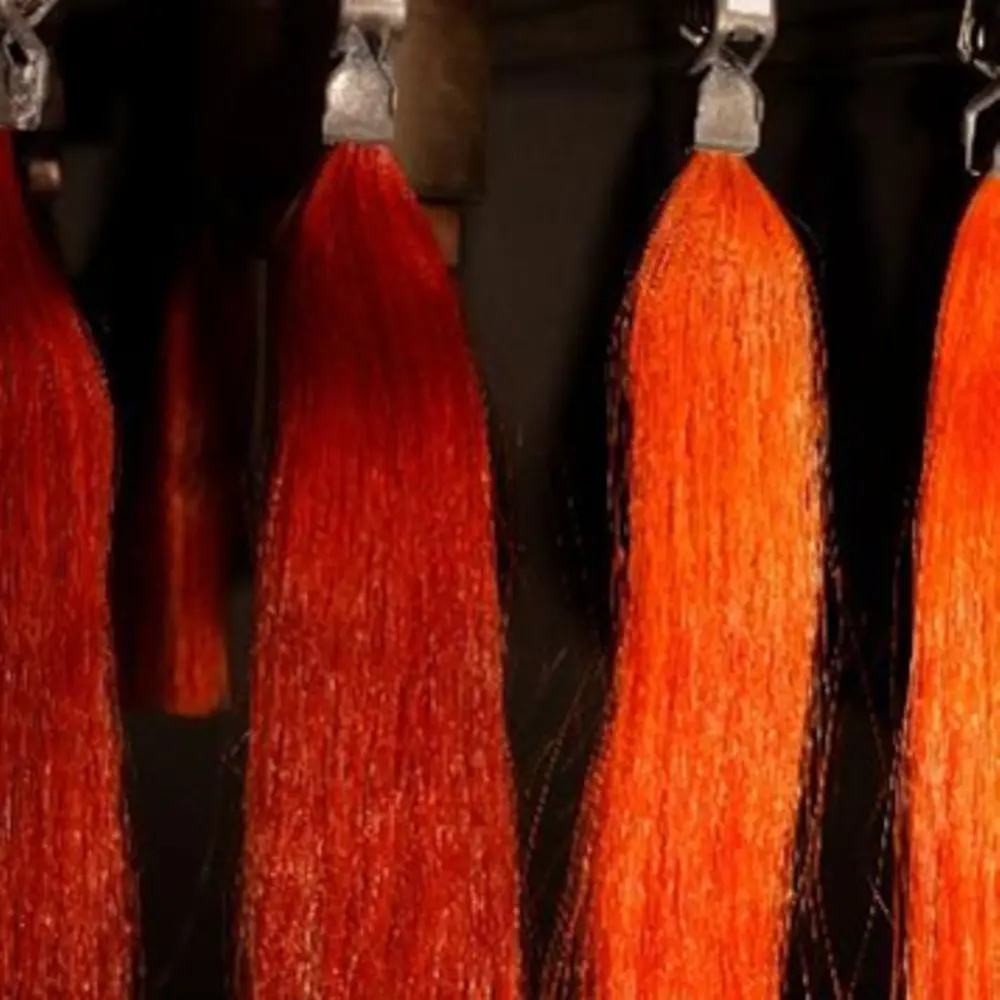 
Hair Strands Prepared for Combing Force Measurements